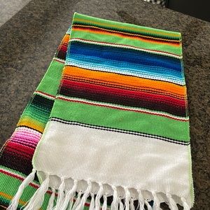 Serape table runner, Mexican table runner, Mexican party decor, fiesta decor